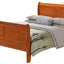 Louis Phillipe - Panel Sleigh Bed