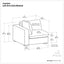 Jasmine - Left Arm Sofa Module - Gray