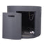 Round Iron Fire Pit With 40, 000 Btu