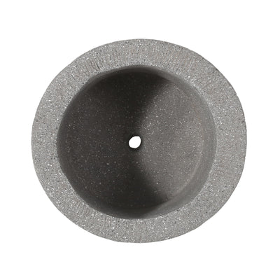 Classic Flower Planter With Magnesium Oxide Material - Stone Gray
