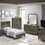 Bed With Transitional Design Stylish