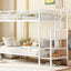 Bunk Bed With Lateral Storage Ladder And Wardrobe