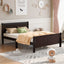 Platform Bed Frame Mattress Foundation Sleigh Bed With Headboard / Footboard / Wood Slat Suppor