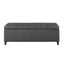 Elegant Design Tufted Top, Soft Close Storage Bench