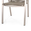 Outdoor Modern Aluminum Dining Chair Set With Rope Sea (Set of 2)