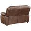 Worthington - Padded Arm Loveseat - Dark Brown