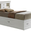 Traditional Style Bookcase Storage Bed
