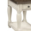 Chairside Table With Storage - Antique White