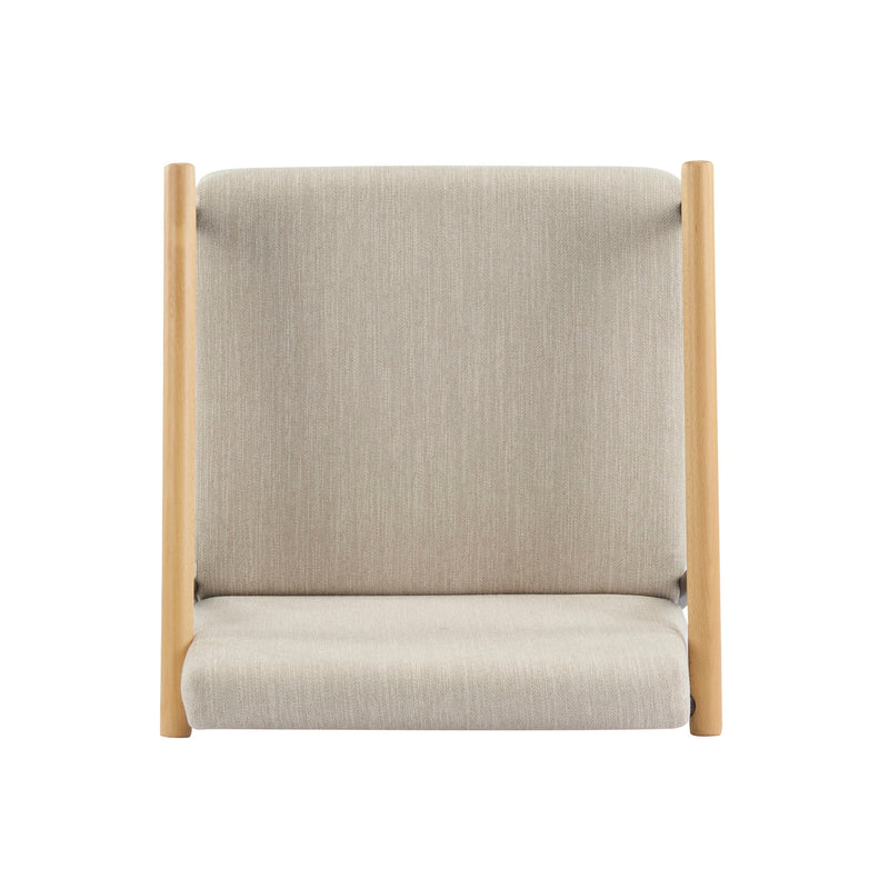 Counter Stool Set With Iron Frame - Espresso / Beige