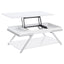 Briana - 2 Piece Coffee And End Table Set With Lift Top Legs - Gloss White