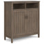 Lev - Medium Storage Cabinet - Smoky Brown