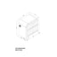 Beverly - Nightstand With Cooler And Speaker, LED Light, Rounded Sides - Black White