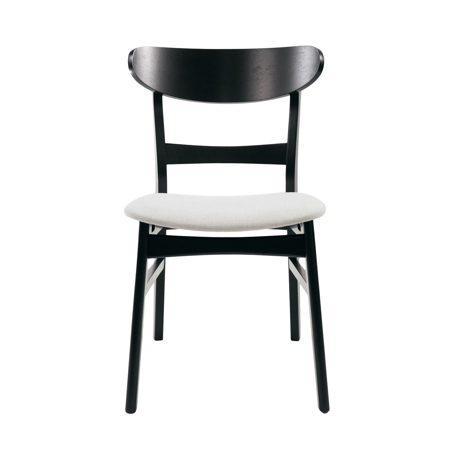 Modern Dining Chairs With Cushioned Seat (Set of 2)