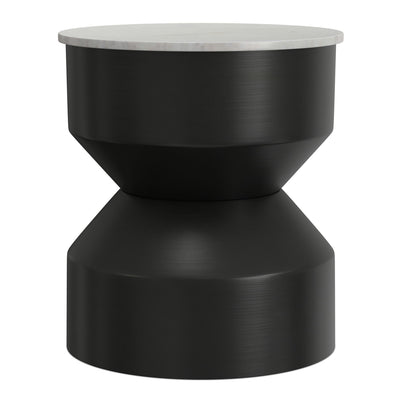 Maxine - Side Table - Black White