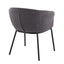 Ashland - Contemporary Chair - Black / Charcoal