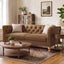 Chesterfield Sofa With Flared Arms For Living Room