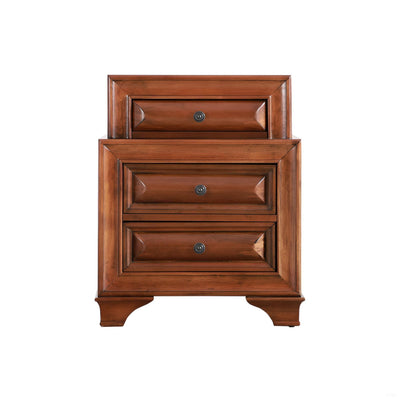 Storage Nightstand - Oak