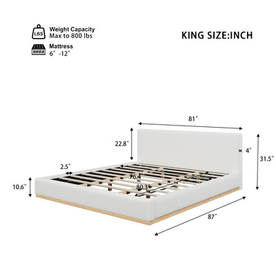 Elegant Upholstered Bed