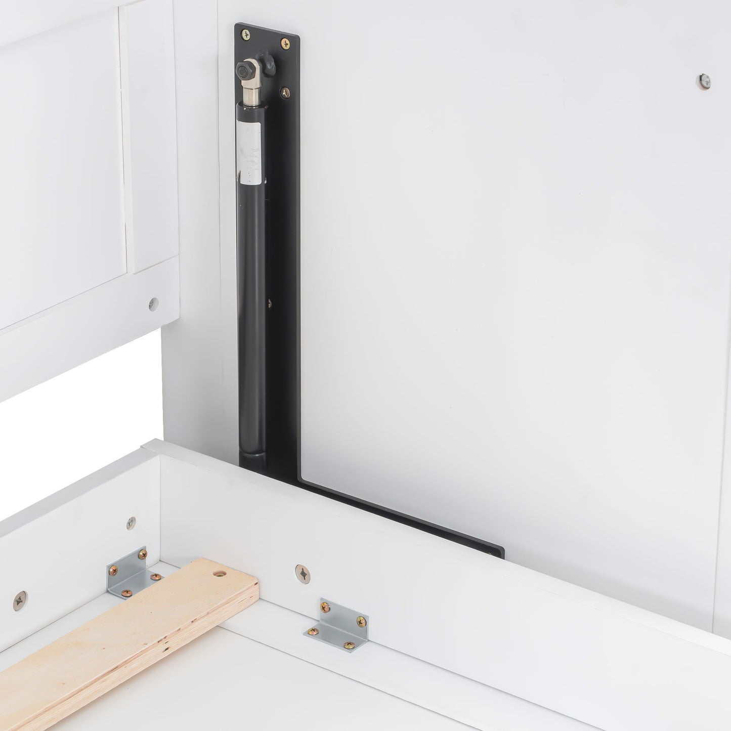 Murphy Bed With Desk, LED Lights And USB Charging Station