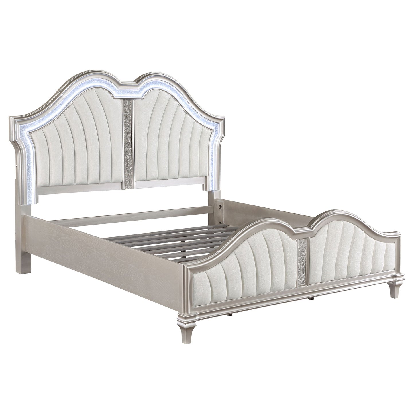 Katerina - Platform Bed With LED Light
