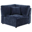 Azure - 5 Piece Upholstered Modular Sectional Sofa - Blue
