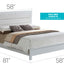 Transitional Modern Design Bed