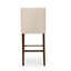 Solstara - Upholstered Dining Barstool With Button Tufted And Wing Back