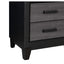 Soluto - Nightstand - Gray / Black