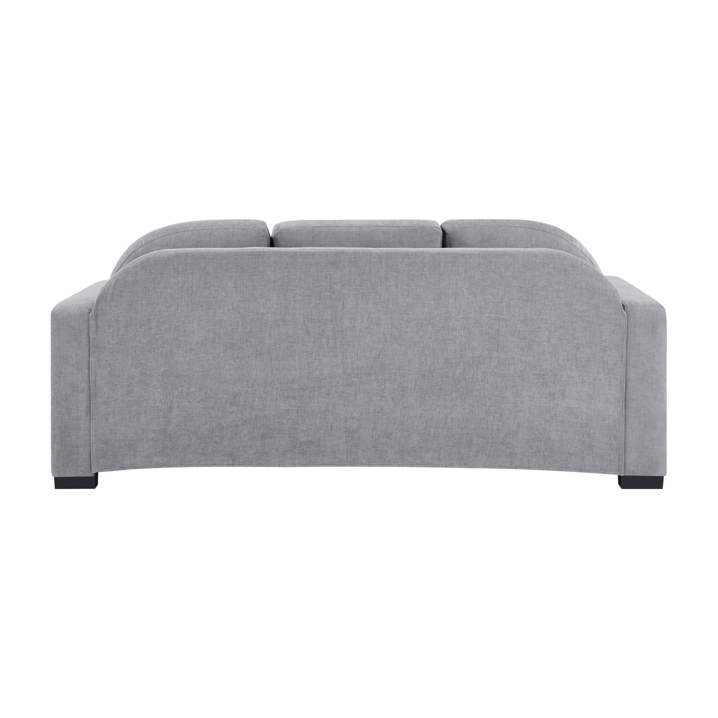 Modern 3 Seater Sofa With Curved Backrest