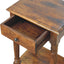 Turned Legs Drawer Table