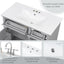 36" Bathroom Vanity With Sink, 2 Tip-Out Drawers, Soft Close Hinges
