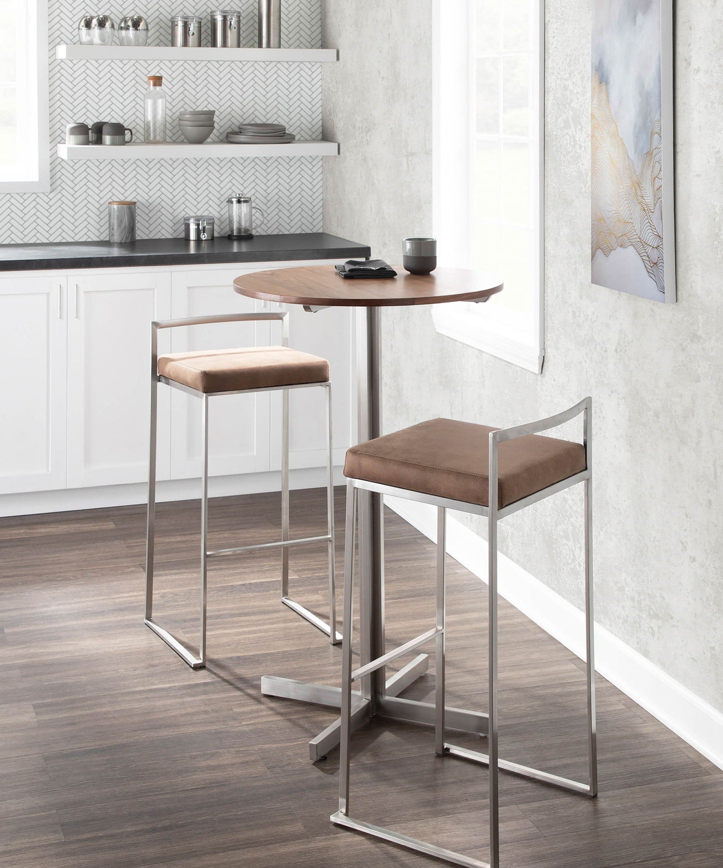 Fuji - Contemporary And Elegant Design Stackable Barstool