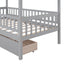 House Bed With 2 Drawers