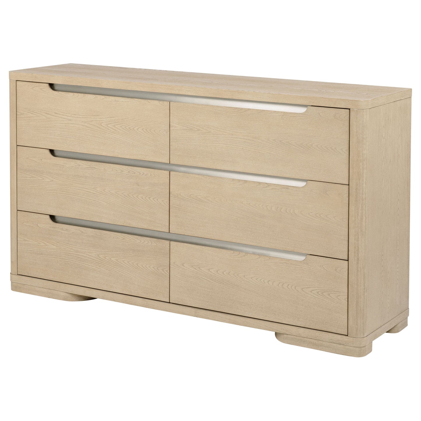 Mirador - 6 Drawer Bedroom Dresser - Natural