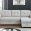 Lucca - Reversible Sleeper Sectional Sofa With Storage Chaise