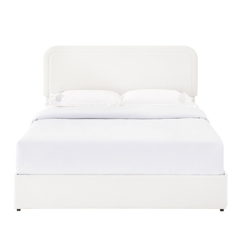 Liv - Cama plataforma tapizada con cajones patentada