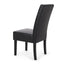 Contemporary Dining Chair With Rubberwood Legs (Set of 2)