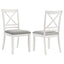 Evanston - Cross Back Dining Side Chair (Set of 2) - White