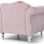 Chic Transitional Flared Arm Chair