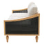 3 Seater Sofa With Rattan Armrests