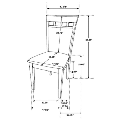 Upholstered Side Chairs (Set of 2) - Beige