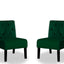 Reese - Living Room Armless Button Tufted Pattern Accent Chair (Set of 2)