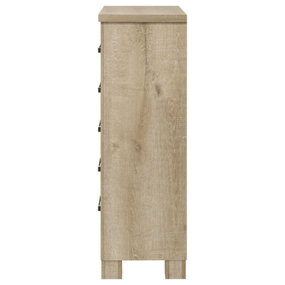 Sansome - 5 Drawer Bedroom Chest - Oak