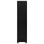 Sandl - 3 Shelf Media Tower With Cabinet Storage Solution - Black