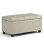 Sienna - Upholstered Storage Ottoman Bench