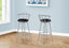 Swivel Stool Bar Height, Stylish Design Contemporary & Modern (Set of 2)