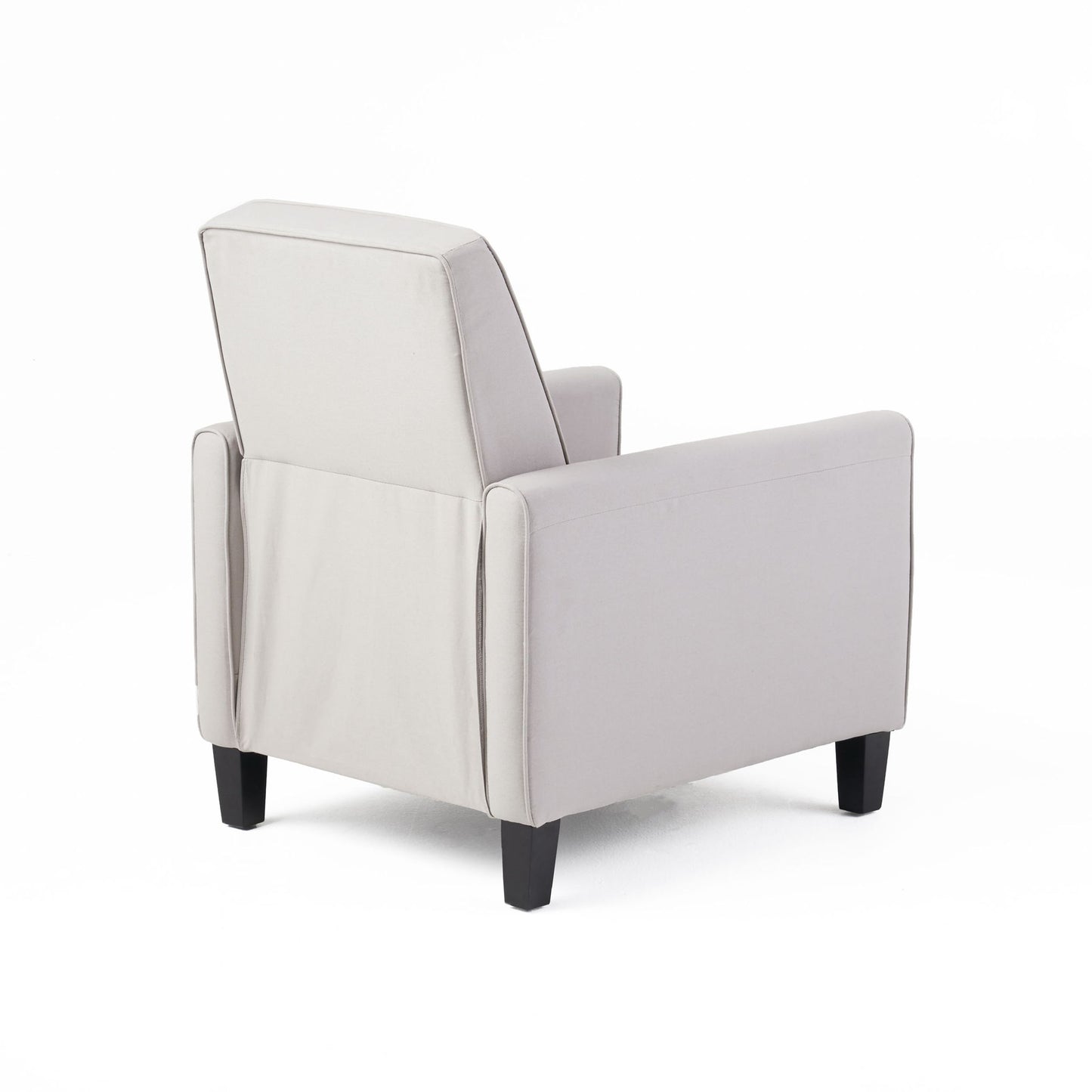 Upholstered Push Back Recliner Chair For Living Room