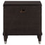 Niguel - 2 Drawer Nightstand With Felt Lined Top Drawer - Brown