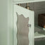 Modern Bathroom Vanity With Tempered Glass Doors