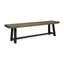 Cloud - Outdoor Bench With Acacia Wood Frame And Slat Panel Design